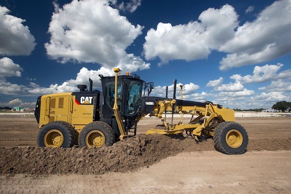 scarifier board on a motor grader